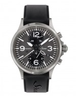 20mm 黑色矽膠錶帶 Sinn U50系列/756/856/556適用款(含錶釦/不含手錶)